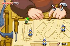 une photo d'Ã©cran de The Legend of Zelda - The Minish Cap sur Nintendo Game Boy Advance